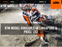 Tablet Screenshot of ktm.com.sg